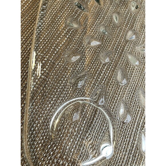 Vintage Hazel Atlas Glass Teardrop Snack Tray Luncheon PLATE ONLY - Picture 3 of 6